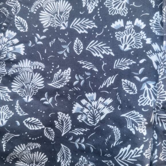 Jachs Girlfriend Floral Chino Shorts | Blue | Elastic Waist | Size M - Picture 5 of 10